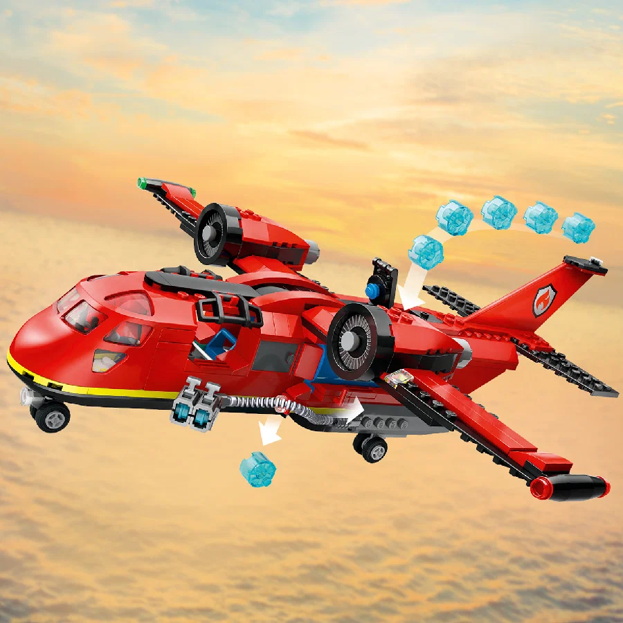 Đồ chơi lắp ráp Máy bay cứu hỏa LEGO CITY 60413 (478 chi tiết)